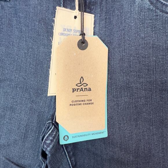 NWT Prana Women’s Kara Jean Straight Leg Size 6/28 Denim Stretch Sustainable - Picture 10 of 14